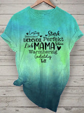 Damen Muttertag Geschenk Kurzarm T-Shirt zartstils